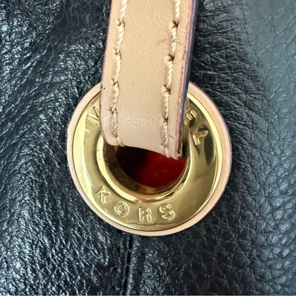 Michael Kors Pebbled Leather Jet Set Tote Shoulder Bag